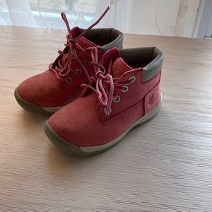 Pink Baby Timberland Boots
